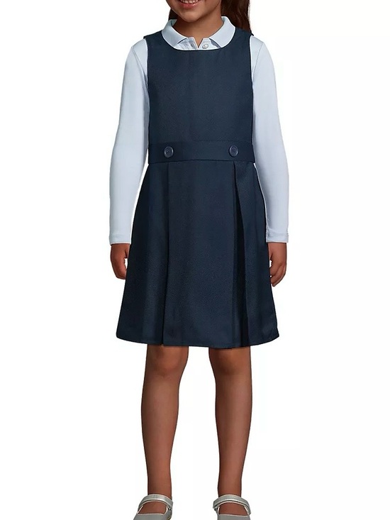 Lands' End Other - NWOT Lands’  End Sz 12+ Girls Jumper Classic Navy Uniform Top Of Knee